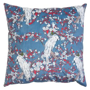 Poduszka dekoracyjna Parrot 45×45 cm niebieska 45928 Poduszka dekoracyjna Parrot 45×45 cm niebieska 45928