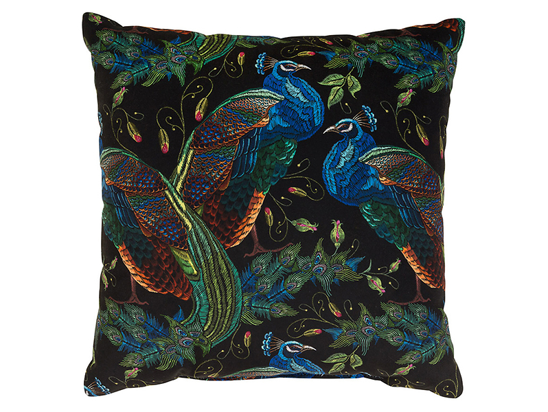 Poduszka dekoracyjna Peacock 43x43 cm wielokolorowa 28326