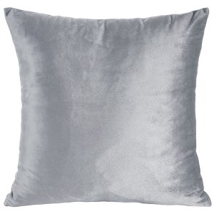 Poduszka dekoracyjna Rosa 40×40 cm srebrna 55321