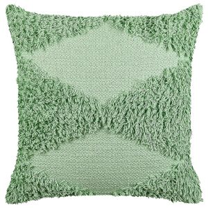 Poduszka dekoracyjna tuftowana zielona 45 x 45 cm 64643 Poduszka dekoracyjna tuftowana zielona 45 x 45 cm 64643
