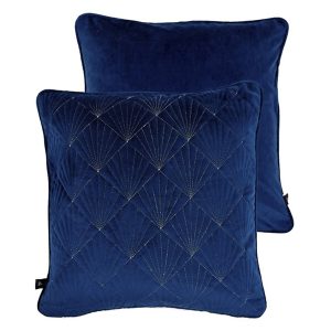 Poduszka dekoracyjna Velvet 45×45 cm granatowa 53083 Poduszka dekoracyjna Velvet 45×45 cm granatowa 53083