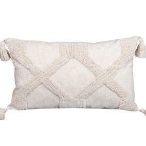 Poduszka dekoracyjna z frędzlami SHP BOHI LONG 50×30 beżowa 1030145 Poduszka dekoracyjna z frędzlami SHP BOHI LONG 50×30 beżowa 1030145