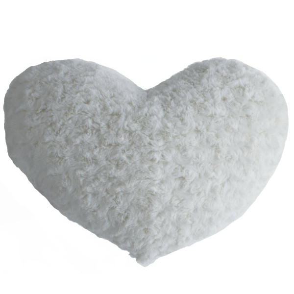 Poduszka dekoracyjna ze sztucznym futerkiem HEART 144515