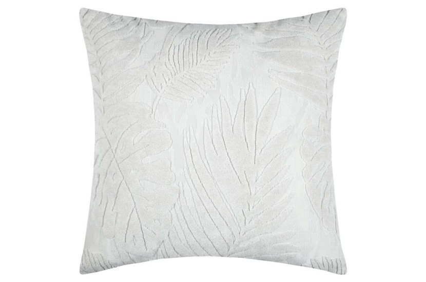 Poduszka Dekoracyjna ZIANA 45x45 cm Liście 3D do Salonu 648598