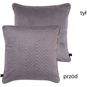 Poduszka dekoracyjna Zygzak 45×45 cm szara 44862 Poduszka dekoracyjna Zygzak 45×45 cm szara 44862