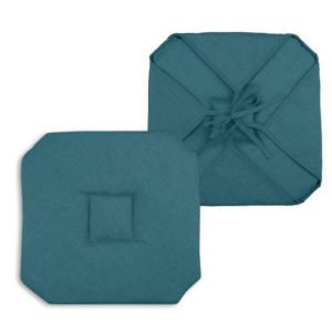 Poduszka do krzesła BEA 40×40 cm turkusowa 762834 Poduszka do krzesła BEA 40×40 cm turkusowa 762834