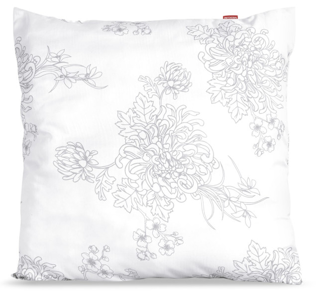 Poduszka Do Spania 80X80 Cm Antyalergiczna Silikon Kwiaty 373261