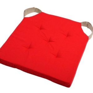 Poduszka DUO czerwona 38×38 cm na krzesło 739229 Poduszka DUO czerwona 38×38 cm na krzesło 739229