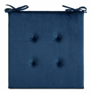 Poduszka krzesło GAJA 40×40 granatowa welwet 701442 Poduszka krzesło GAJA 40×40 granatowa welwet 701442