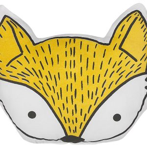 Poduszka maskotka dla dzieci lis żółta 64234 Poduszka maskotka dla dzieci lis żółta 64234