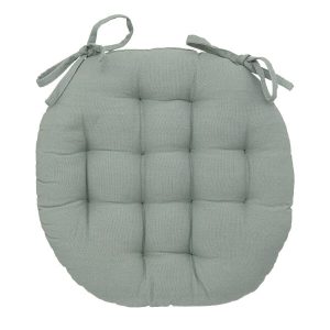 PODUSZKA NA KRZESŁO Anjali 38 cm okrągła zielona Z BAWEŁNY 430786 PODUSZKA NA KRZESŁO Anjali 38 cm okrągła zielona Z BAWEŁNY 430786