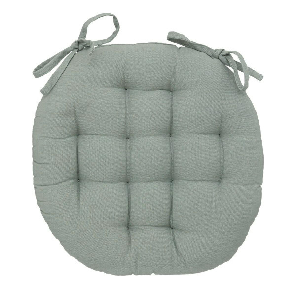 PODUSZKA NA KRZESŁO Anjali 38 cm okrągła zielona Z BAWEŁNY 430786