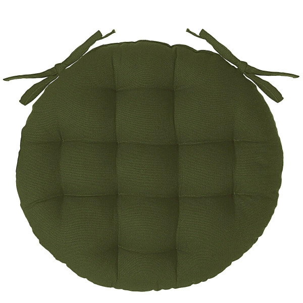 PODUSZKA NA KRZESŁO Anjali okrągła 38 cm BAWEŁNIANA khaki 430785