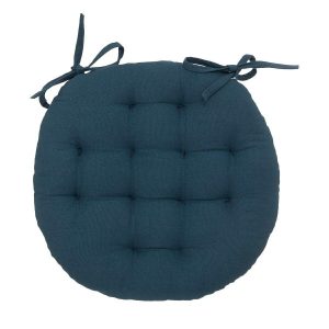 PODUSZKA NA KRZESŁO Anjali okrągła 38 cm błękitna BAWEŁNIANA 430787 PODUSZKA NA KRZESŁO Anjali okrągła 38 cm błękitna BAWEŁNIANA 430787