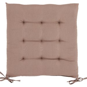 Poduszka na krzesło bawełniana Based Lola 40×40 cm brązowa 608446 Poduszka na krzesło bawełniana Based Lola 40×40 cm brązowa 608446