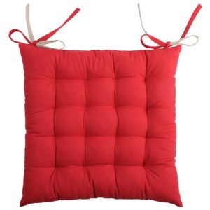 Poduszka na krzesło DUO 40×40 dwustronna pikowana czerwona beżowa 1017189 Poduszka na krzesło DUO 40×40 dwustronna pikowana czerwona beżowa 1017189