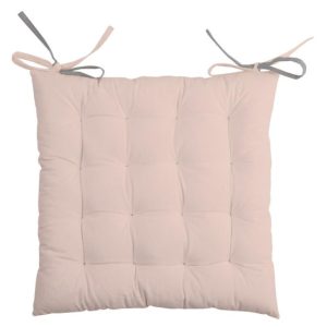 Poduszka na krzesło DUO 40×40 dwustronna pikowana pudrowy róż szary 1017192 Poduszka na krzesło DUO 40×40 dwustronna pikowana pudrowy róż szary 1017192