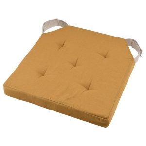 Poduszka na krzesło DUO Stof miodowa na rzep 38×38 cm 1 szt. 847562 Poduszka na krzesło DUO Stof miodowa na rzep 38×38 cm 1 szt. 847562