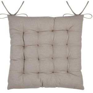 Poduszka na krzesło HEMERA 38×38 Positive Vibes Only boho beżowa troczkami 1024579 Poduszka na krzesło HEMERA 38×38 Positive Vibes Only boho beżowa troczkami 1024579