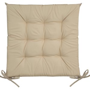 Poduszka na krzesło Side 40×40 cm beżowa 235974 Poduszka na krzesło Side 40×40 cm beżowa 235974