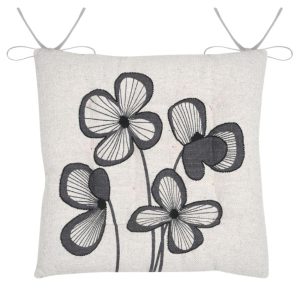 Poduszka na krzesło TILDA 38×38 cm dwustronna off white motyw kwiatowy 1004133 Poduszka na krzesło TILDA 38×38 cm dwustronna off white motyw kwiatowy 1004133