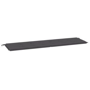 Poduszka na ławkę Antracyt 180 x 50 x 3 cm Tkanina vidaXL 440008 Poduszka na ławkę Antracyt 180 x 50 x 3 cm Tkanina vidaXL 440008