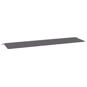 Poduszka na ławkę Antracyt 200 x 50 x 3 cm Tkanina vidaXL 440137 Poduszka na ławkę Antracyt 200 x 50 x 3 cm Tkanina vidaXL 440137