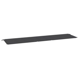 Poduszka na ławkę Czarny 200 x 50 x 3 cm Tkanina vidaXL 440134 Poduszka na ławkę Czarny 200 x 50 x 3 cm Tkanina vidaXL 440134