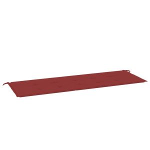 Poduszka na ławkę Czerwony 150 x 50 x 3 cm Tkanina vidaXL 439982 Poduszka na ławkę Czerwony 150 x 50 x 3 cm Tkanina vidaXL 439982