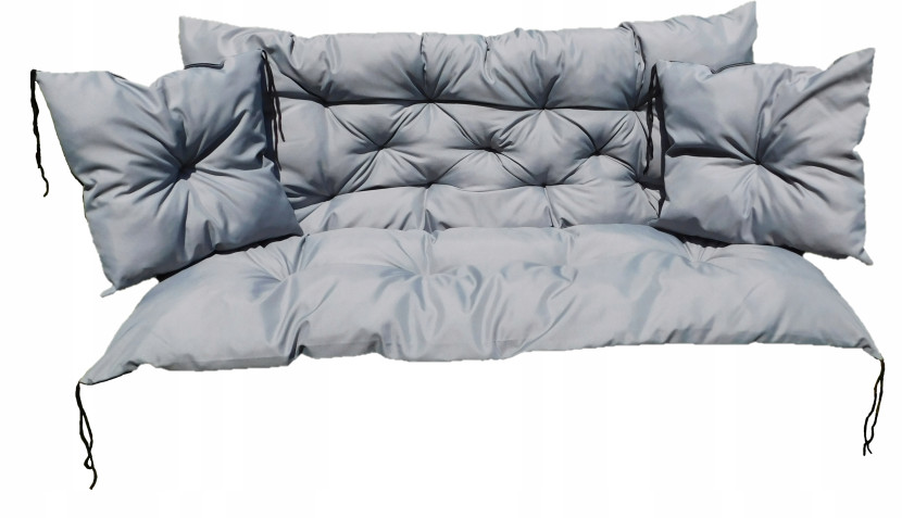 Poduszka na ławkę huśtawkę 180 x 60 x 50 cm OGRODOWA PIKOWANA + 2 Poduszki 1078342