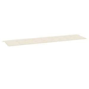 Poduszka na ławkę Kremowy 200 x 50 x 3 cm Tkanina vidaXL 440059 Poduszka na ławkę Kremowy 200 x 50 x 3 cm Tkanina vidaXL 440059