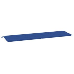 Poduszka na ławkę Niebieski 180 x 50 x 3 cm Tkanina vidaXL 440091 Poduszka na ławkę Niebieski 180 x 50 x 3 cm Tkanina vidaXL 440091