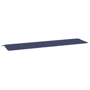 Poduszka na ławkę ogrodową Niebieski 200 x 50 x 3 cm vidaXL 440030 Poduszka na ławkę ogrodową Niebieski 200 x 50 x 3 cm vidaXL 440030