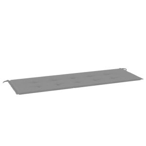 Poduszka na ławkę Szary 150 x 50 x 3 cm Tkanina vidaXL 440026 Poduszka na ławkę Szary 150 x 50 x 3 cm Tkanina vidaXL 440026