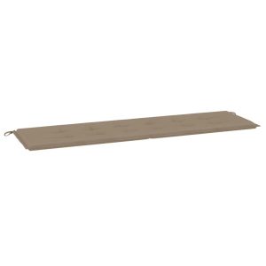 Poduszka na ławkę Taupe 180 x 50 x 3 cm Tkanina vidaXL 440121 Poduszka na ławkę Taupe 180 x 50 x 3 cm Tkanina vidaXL 440121