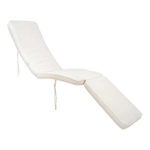 PODUSZKA NA LEŻAK Arrecife biała 55 x 197 cm BAWEŁNIANA 647807