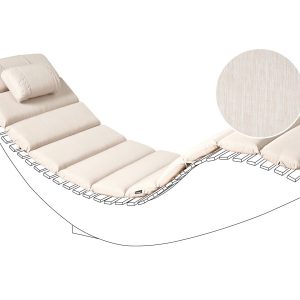 Poduszka na leżak ogrodowy BRESCIA PREMIUM 180 x 60 cm Jasnobeżowy 727505 Poduszka na leżak ogrodowy BRESCIA PREMIUM 180 x 60 cm Jasnobeżowy 727505