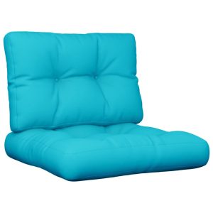 Poduszka na paletę turkusowy 60 x 60 x 12 cm Tkanina vidaXL 439923 Poduszka na paletę turkusowy 60 x 60 x 12 cm Tkanina vidaXL 439923