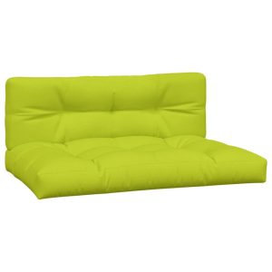 Poduszka na paletę Zielony 120 x 80 x 12 cm Tkanina vidaXL 440080