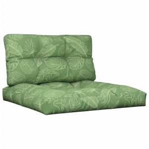 Poduszka na paletę Zielony 80 x 80 x 12 cm Tkanina vidaXL 439914 Poduszka na paletę Zielony 80 x 80 x 12 cm Tkanina vidaXL 439914