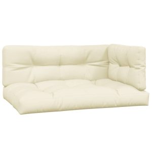 Poduszka na sofę Kremowy Tkanina vidaXL 440086