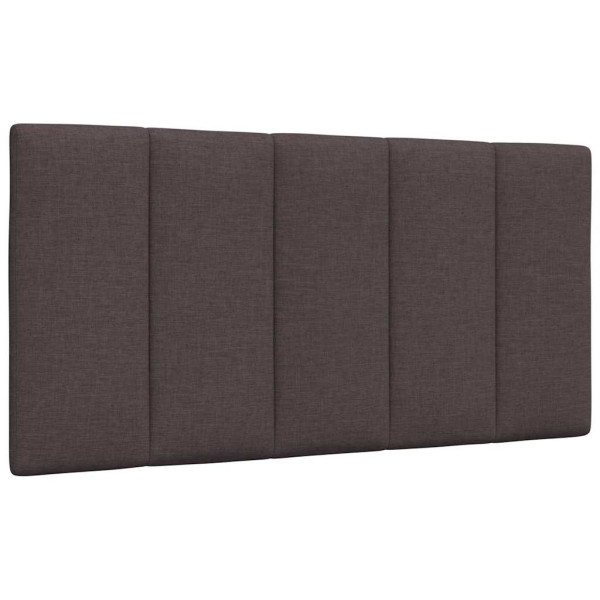 Poduszka na wezgłowie Brąz 100 cm Tkanina vidaXL 497098