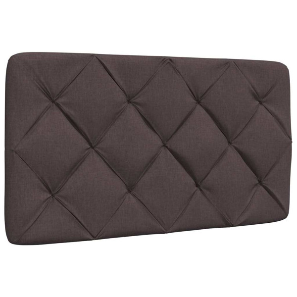 Poduszka na wezgłowie Brąz 80 cm Tkanina vidaXL 497660