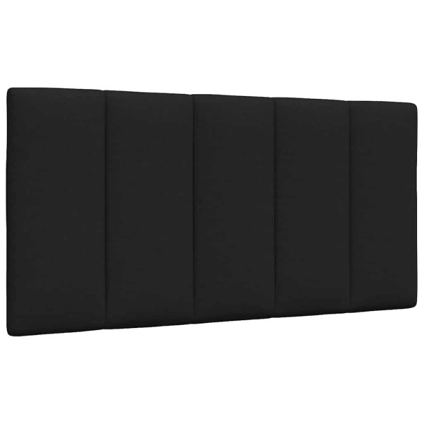 Poduszka na wezgłowie Czarny 100 cm Tkanina vidaXL 497135