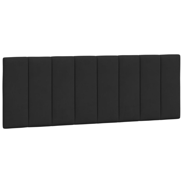 Poduszka na wezgłowie Czarny 140 cm Aksamit vidaXL 497520