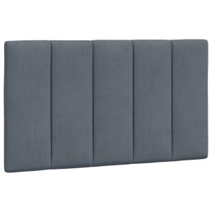 Poduszka na wezgłowie Dark grey 90 cm vidaXL 497557 Poduszka na wezgłowie Dark grey 90 cm vidaXL 497557