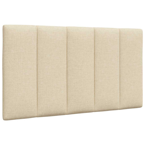 Poduszka na wezgłowie Kremowy 80 cm Tkanina vidaXL 497560