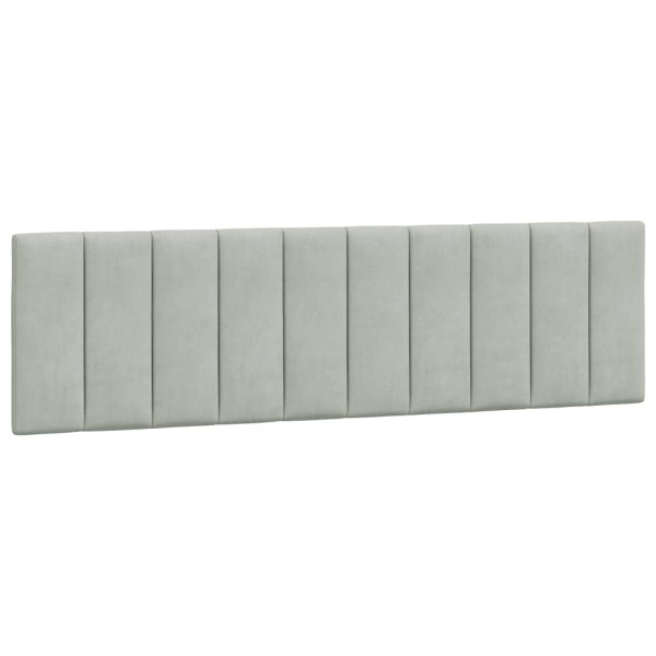 Poduszka na wezgłowie Light grey 180 cm vidaXL 497398