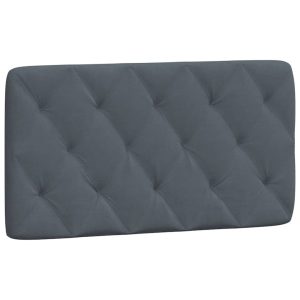 Poduszka na wezgłowie Szary 100 cm Aksamit vidaXL 497362 Poduszka na wezgłowie Szary 100 cm Aksamit vidaXL 497362