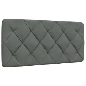 Poduszka na wezgłowie Szary 100 cm Tkanina vidaXL 497311 Poduszka na wezgłowie Szary 100 cm Tkanina vidaXL 497311